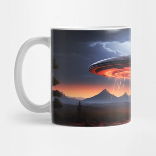 Flying Saucer UFO Sighting Mug